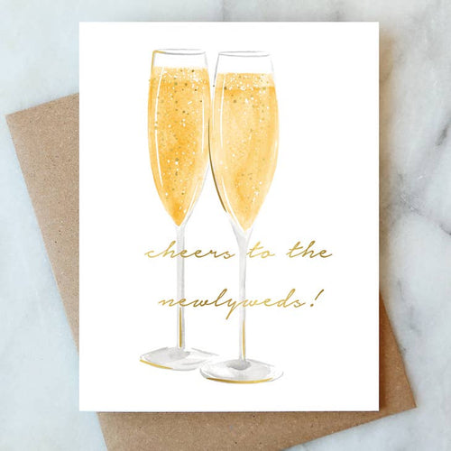 Cheers to the Newlyweds Greeting Card - PARK STORY