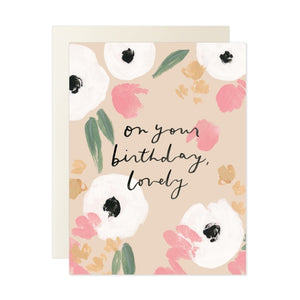 On Your Birthday Lovely Greeting Card