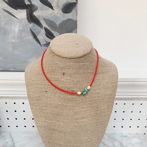 Beaded Short Necklace (multiple colors)