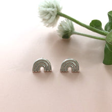 Load image into Gallery viewer, Arco Studs (silver &amp; gold)
