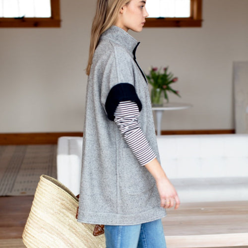 Reversible Topper - Black/Grey - PARK STORY