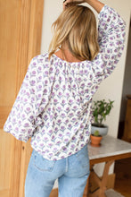 Load image into Gallery viewer, Frances Blouse in Plum Organic - PARK STORY
