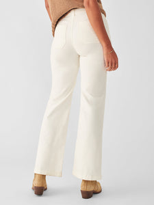 Stretch Cord Patch Pocket Pant in Egret - PARK STORY