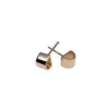 Load image into Gallery viewer, Semi-Circle Studs (silver &amp; gold) - PARK STORY
