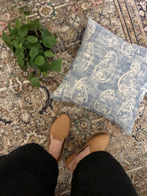 Load image into Gallery viewer, Denim Paisley Throw Pillow - PARK STORY
