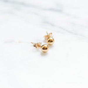 Ball Studs (sterling silver & gold fill) - PARK STORY