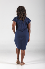 Load image into Gallery viewer, Athena Sleeveless Dress in Blue - PARK STORY
