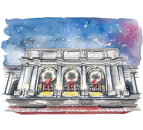 Union Station Holiday Greeting Card