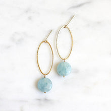 Load image into Gallery viewer, Belle Oval Hoops
