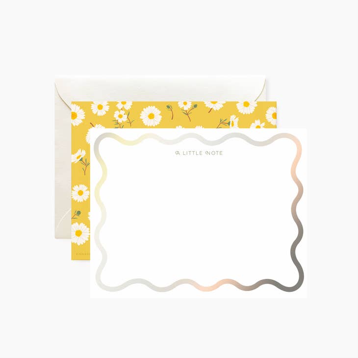 A Little Note Daisy Notecards, Set of 4