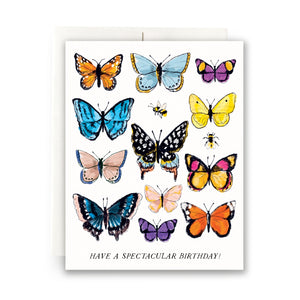 Butterfly Happy Birthday Greeting Card - PARK STORY