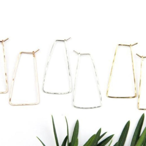 Trireck Petite Wire Hoops - PARK STORY