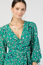 Load image into Gallery viewer, Wrap Top in Lily Print (Size L) - PARK STORY
